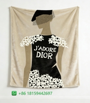 Dior Throw Blankets